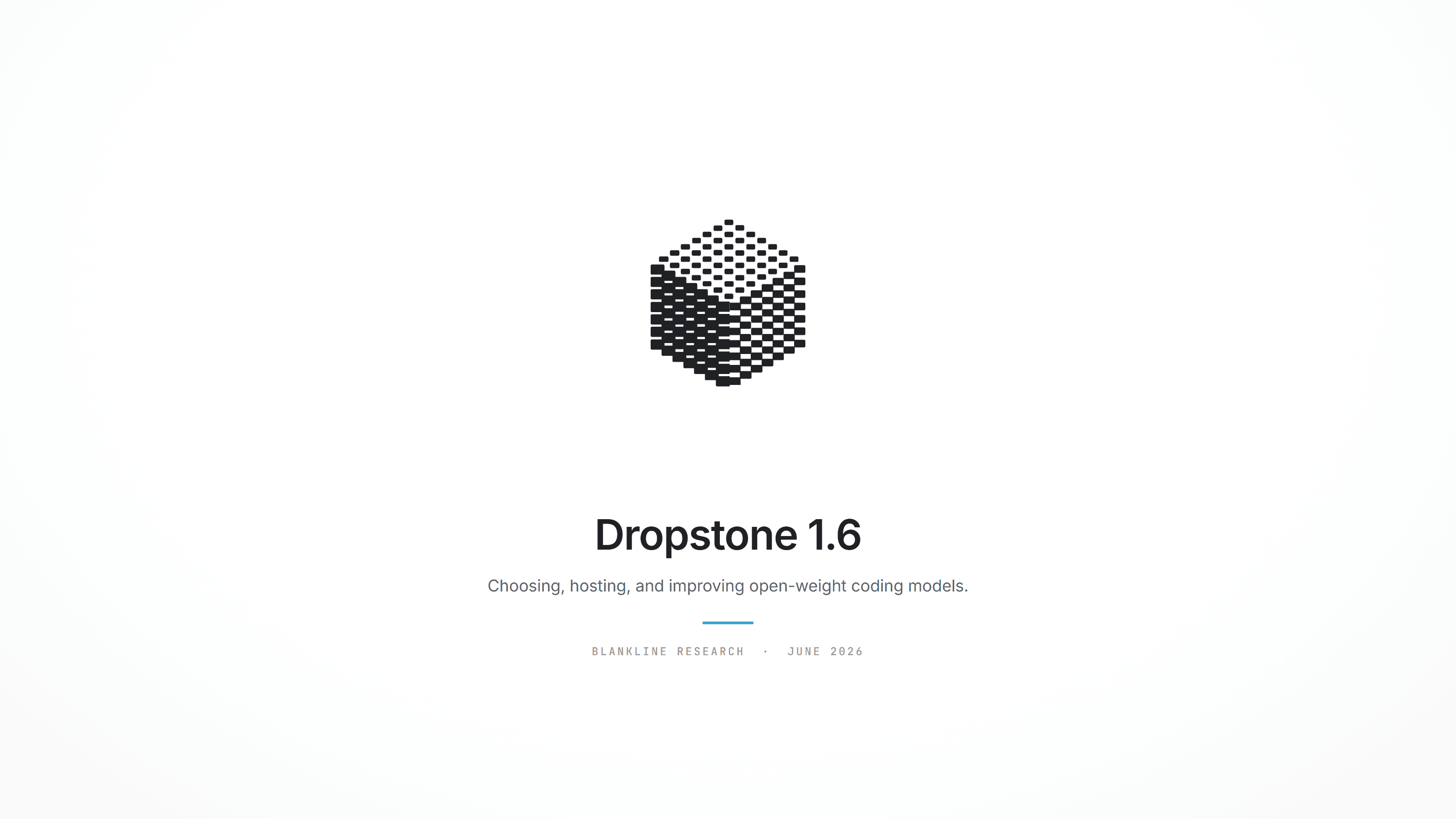 Dropstone 1.6: Technical Report