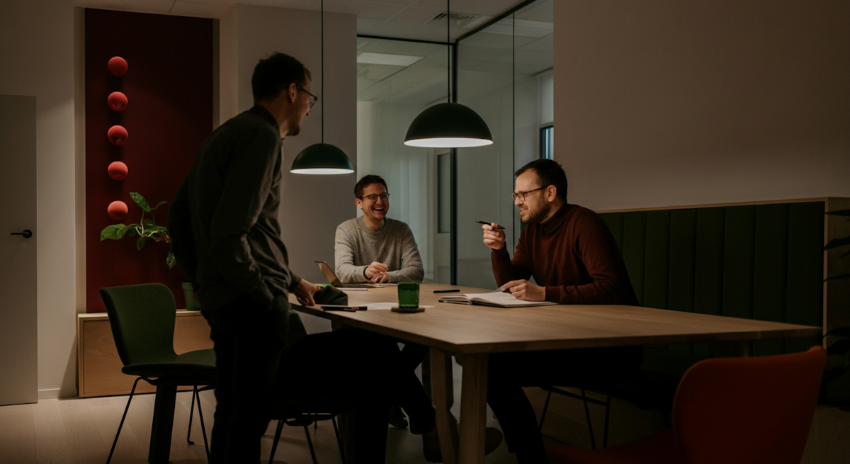 Blankline researchers collaborating